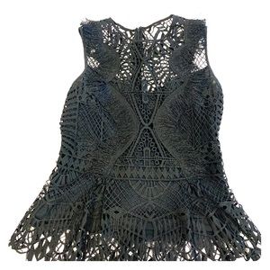 Lace sleeveless top